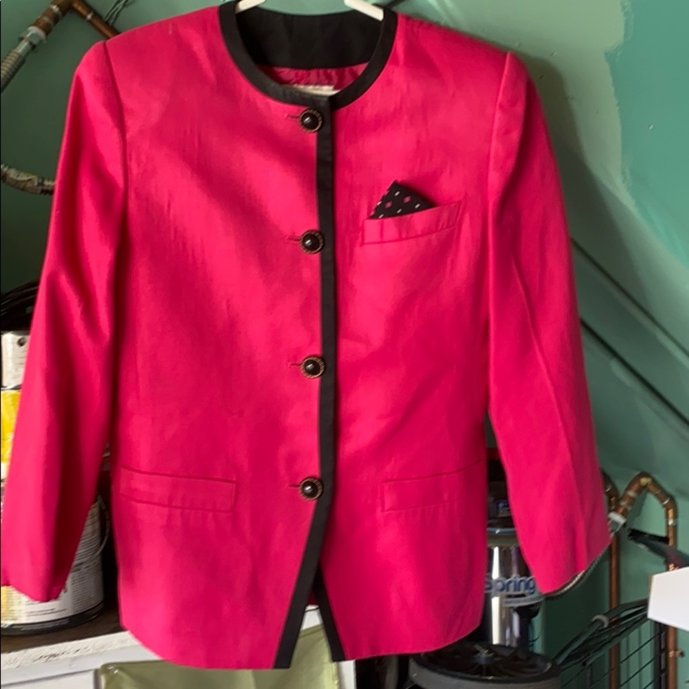 Pink Blazer skirt set